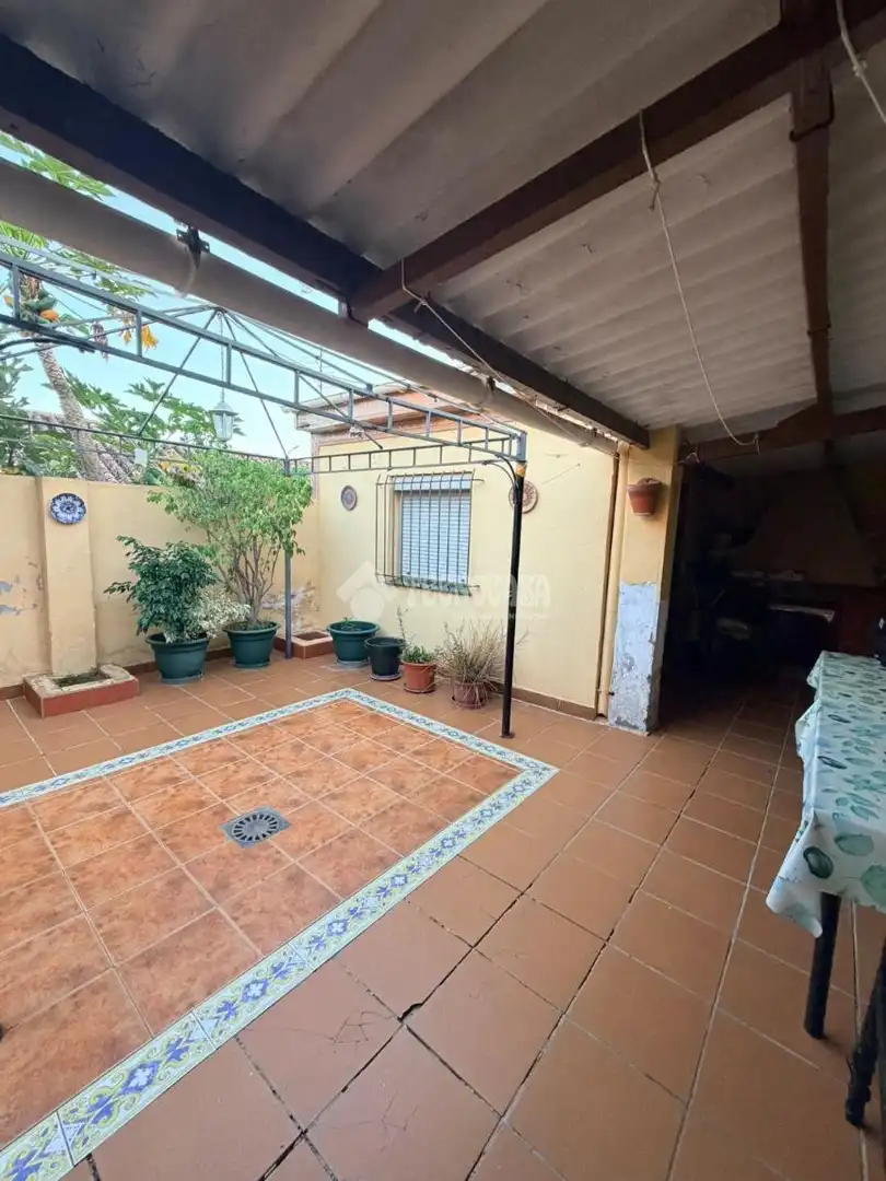 Terraza de Casa adosada en venta en Málaga
