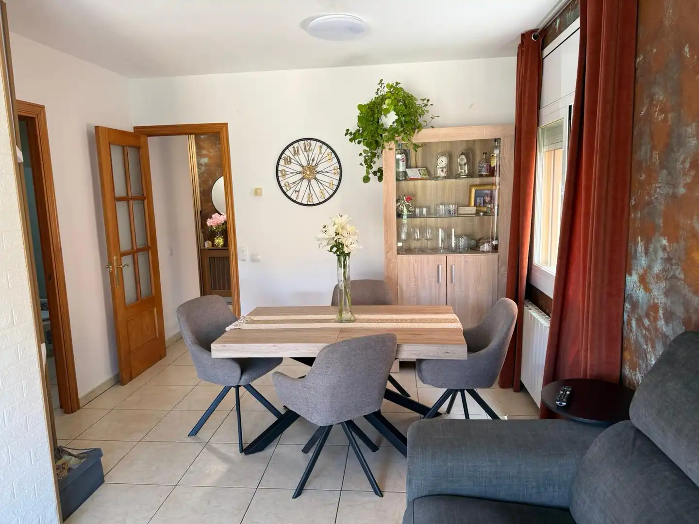 Esszimmer von Wohnung zum Verkauf in Les Franqueses del Vallès mit Klimaanlage, Heizung und Balkon