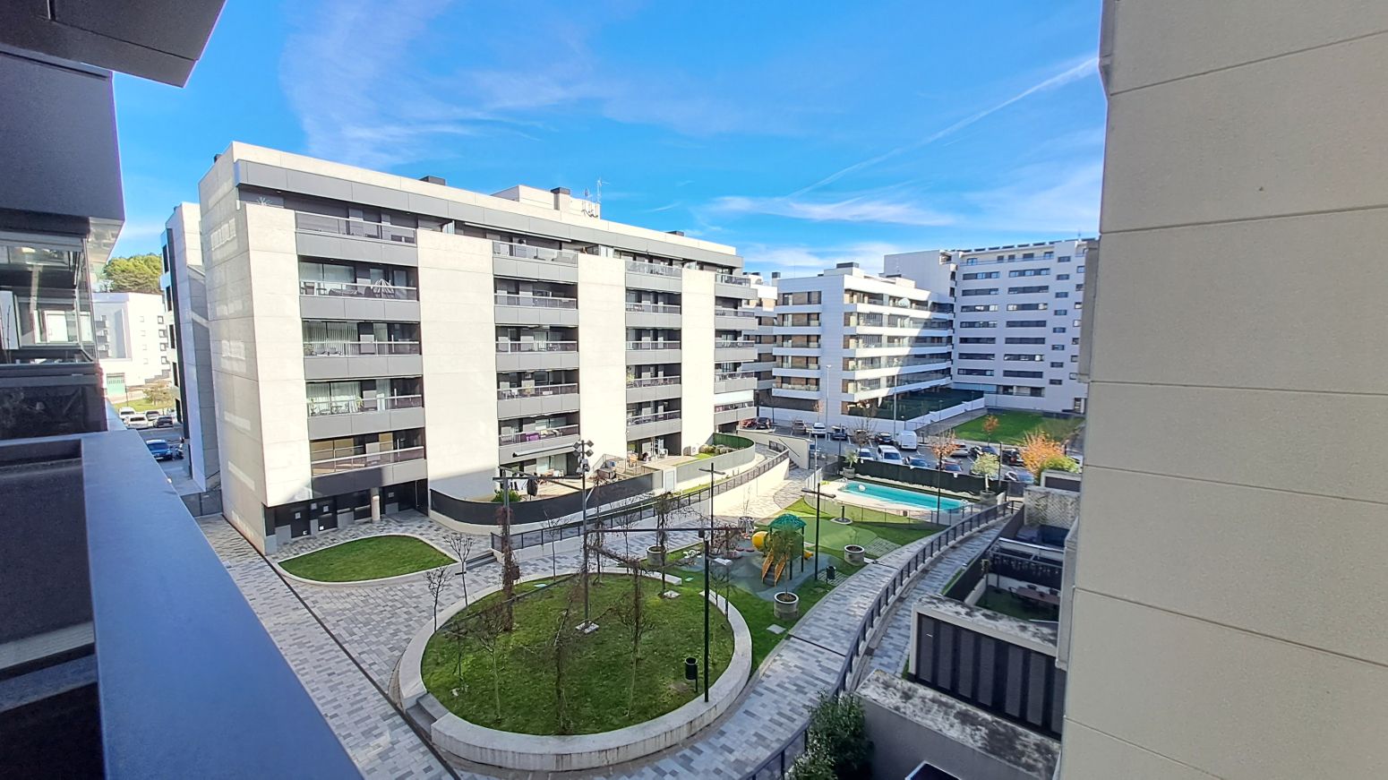 Exterior view of Flat for sale in  Pamplona / Iruña  with Heating, Private garden and Terrace