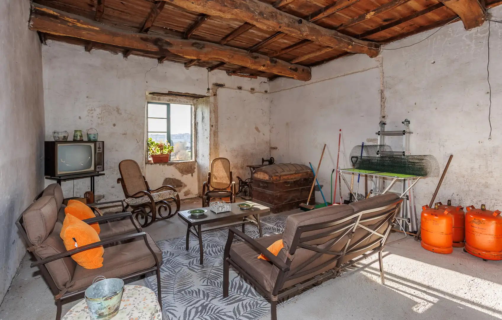 Terraza de Casa o chalet en venta en Lugo con Jardín privado, Terraza y Amueblado