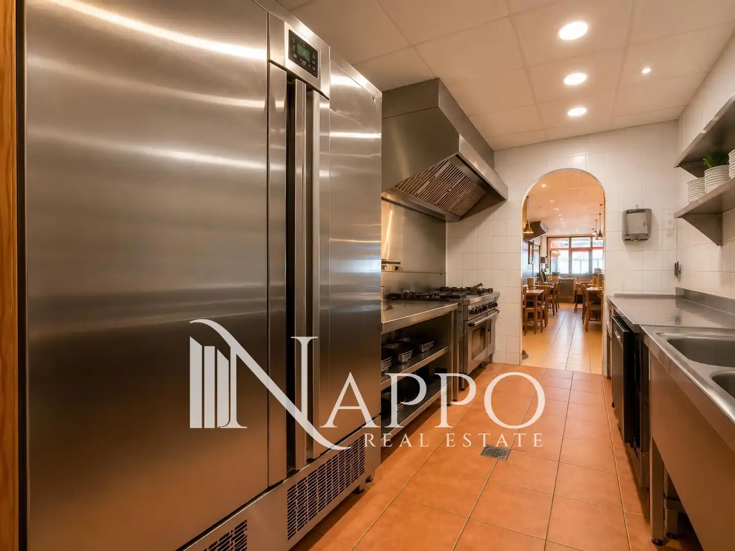 Cocina de Local en traspaso en  Palma de Mallorca con Aire acondicionado, Terraza y Internet