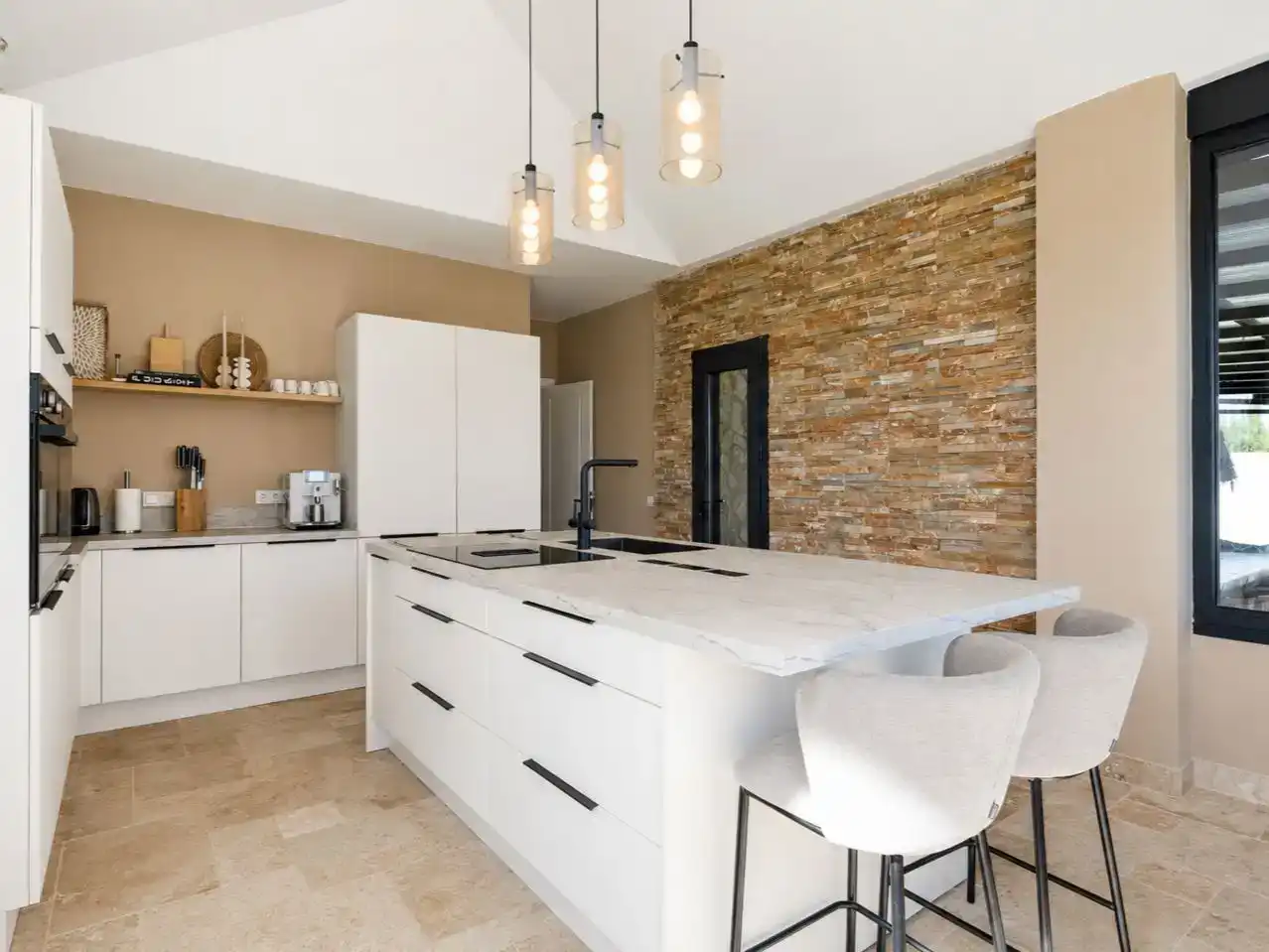 Cocina de Piso en venta en Aljaraque con Aire acondicionado, Jardín privado y Trastero