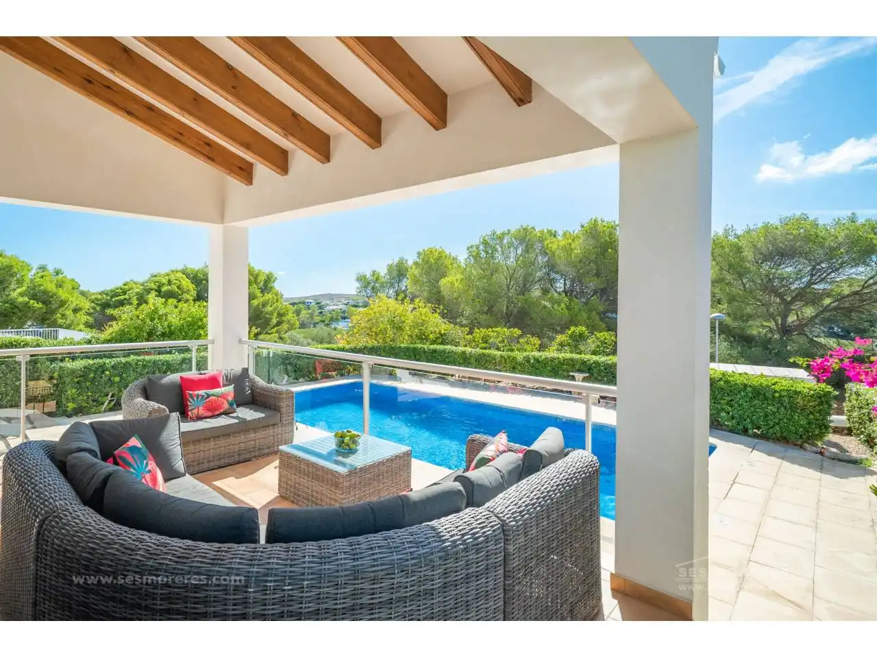 Exterior view of Houses for sale in Es Mercadal  with Air Conditioner, Private garden and Terrace