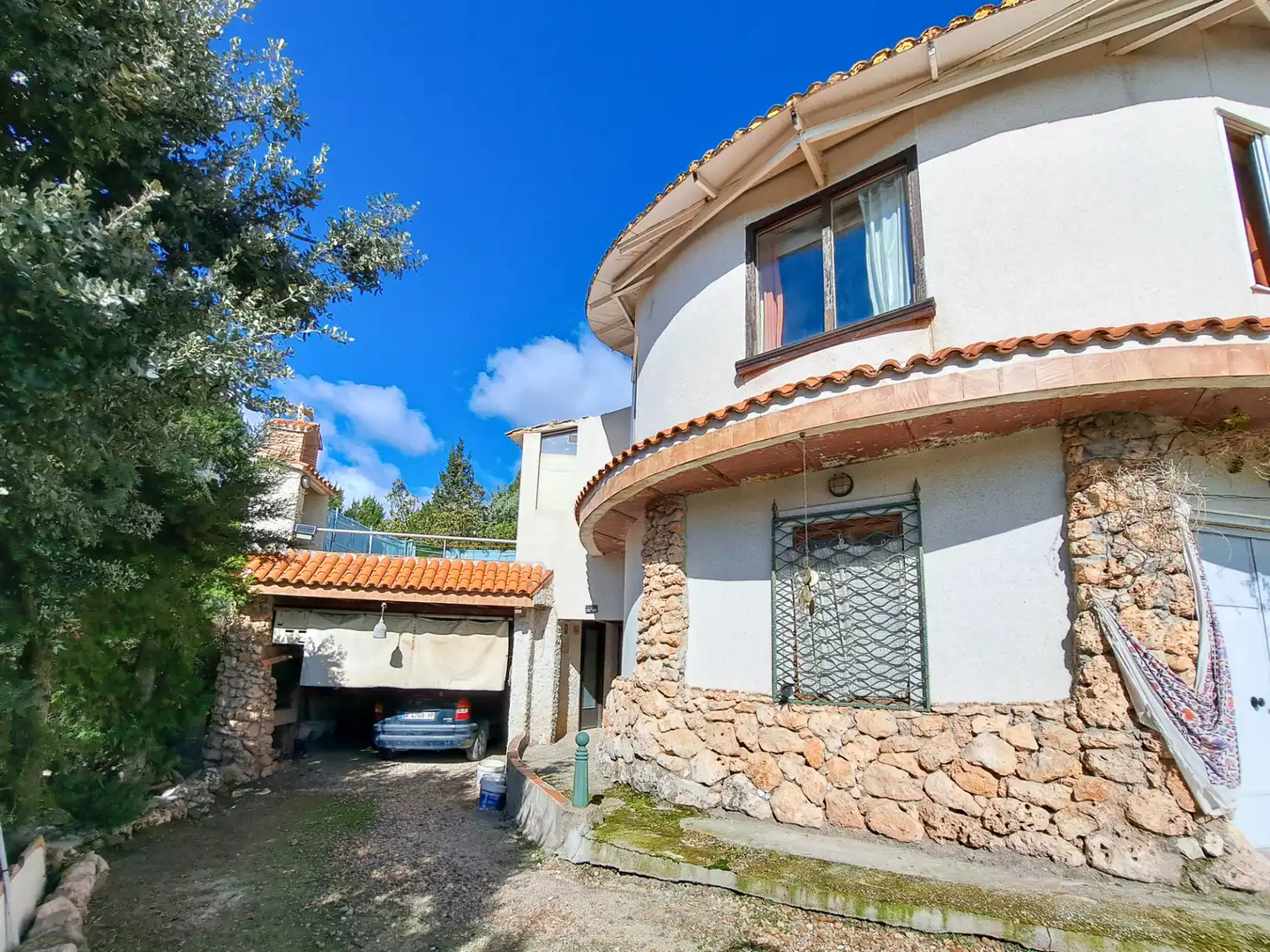 Vista exterior de Casa o xalet en venda en Chinchón amb Calefacció, Jardí privat i Terrassa