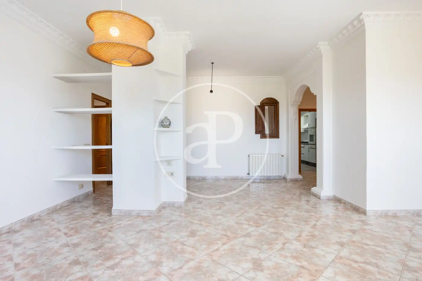 Wohnzimmer von Wohnung zum Verkauf in Valencia mit Klimaanlage, Heizung und Privatgarten