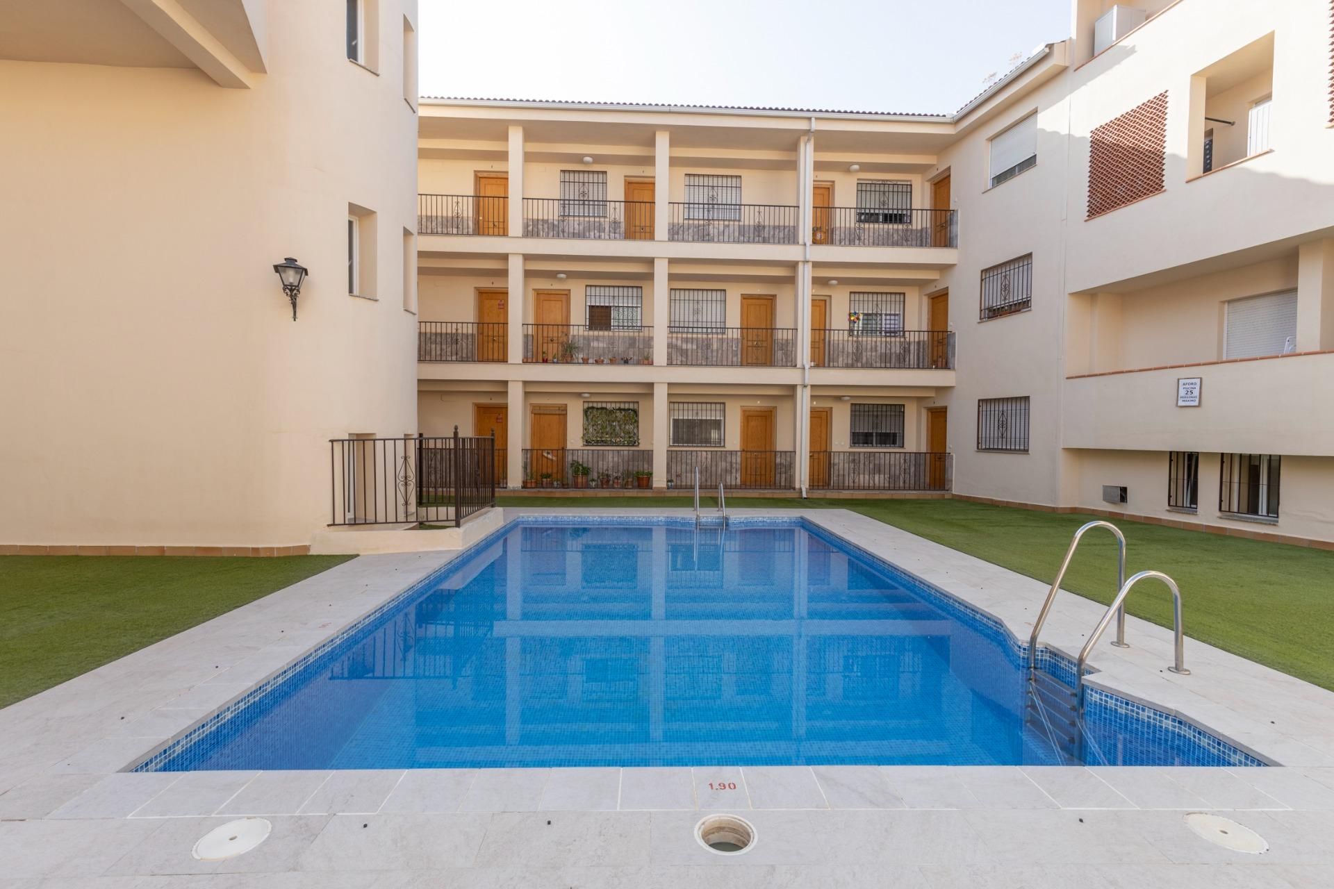 Swimming pool of Flat to rent in Churriana de la Vega  with Air Conditioner and Community pool