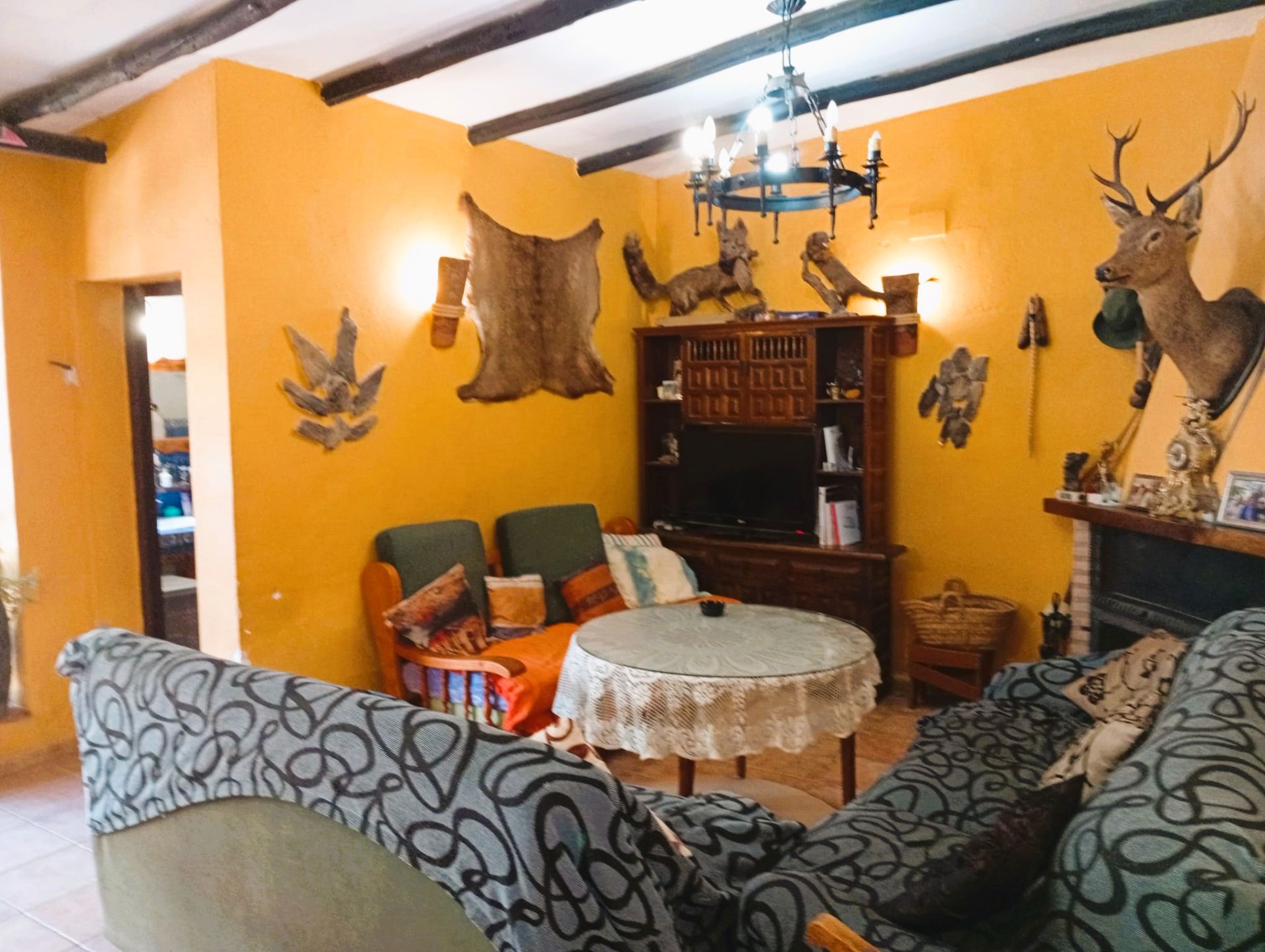 Living room of House or chalet for sale in La Albuera  with Air Conditioner, Private garden and Storage room