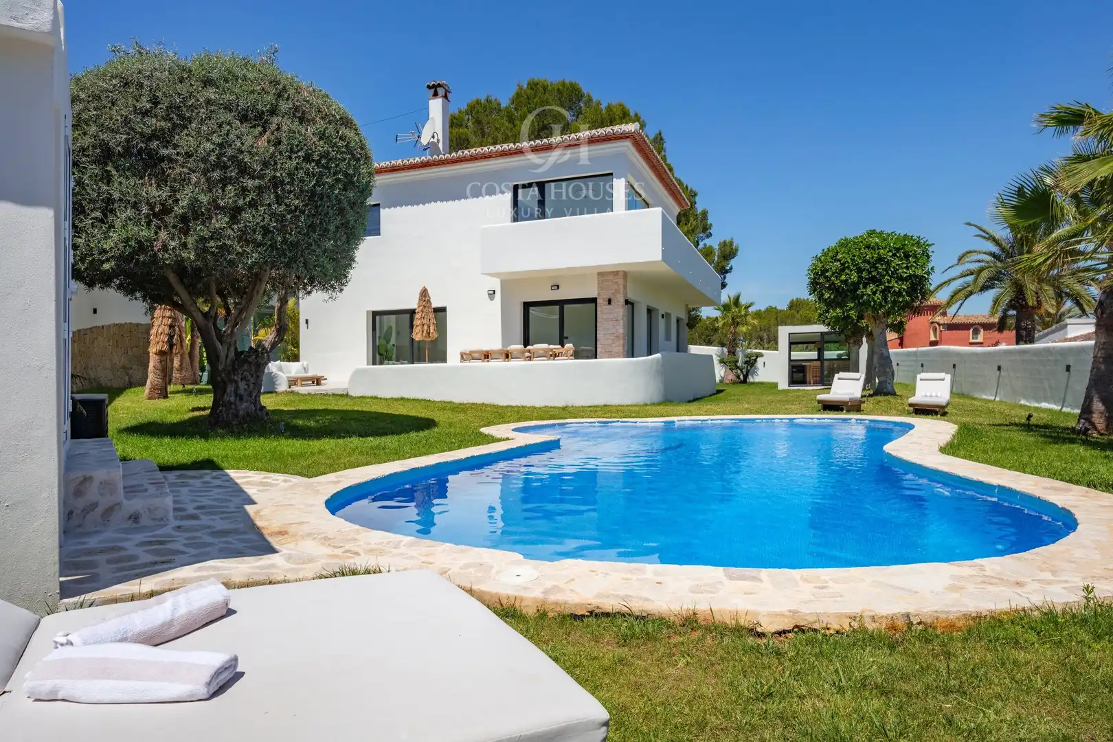 Exterior view of Houses for sale in Jávea / Xàbia  with Air Conditioner, Heating and Private garden