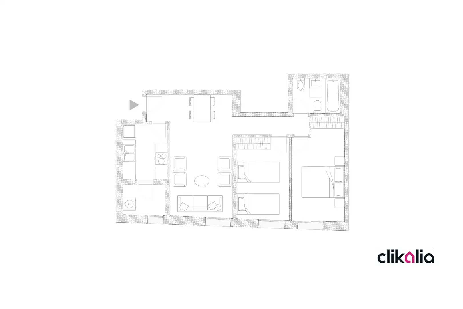 Wohnung zur Miete in Ensanche de Vallecas - La Gavia