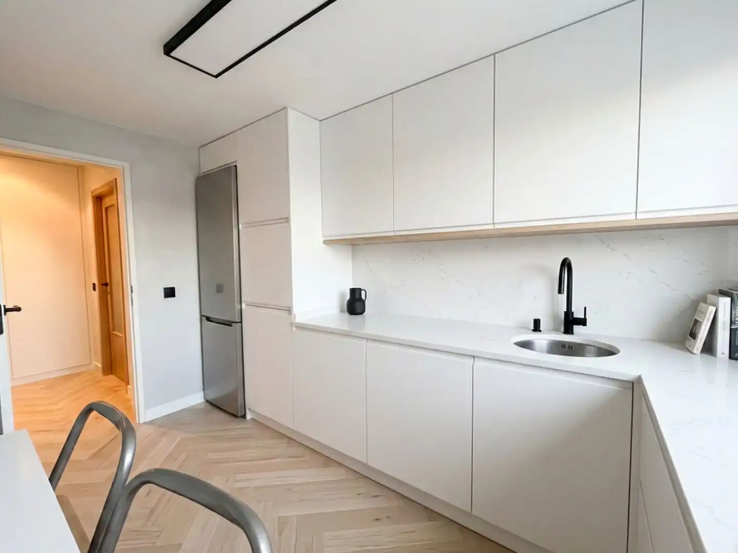 Küche von Wohnung zum Verkauf in Madrid mit Klimaanlage, Heizung und Parkett