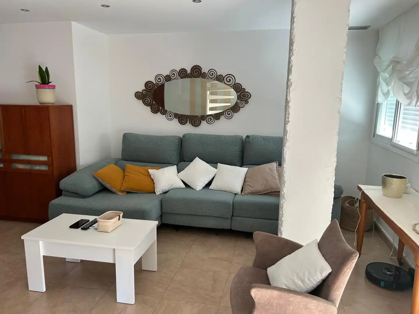 Sala d'estar de Àtic en venda en Murcia amb Aire condicionat, Calefacció i Terrassa