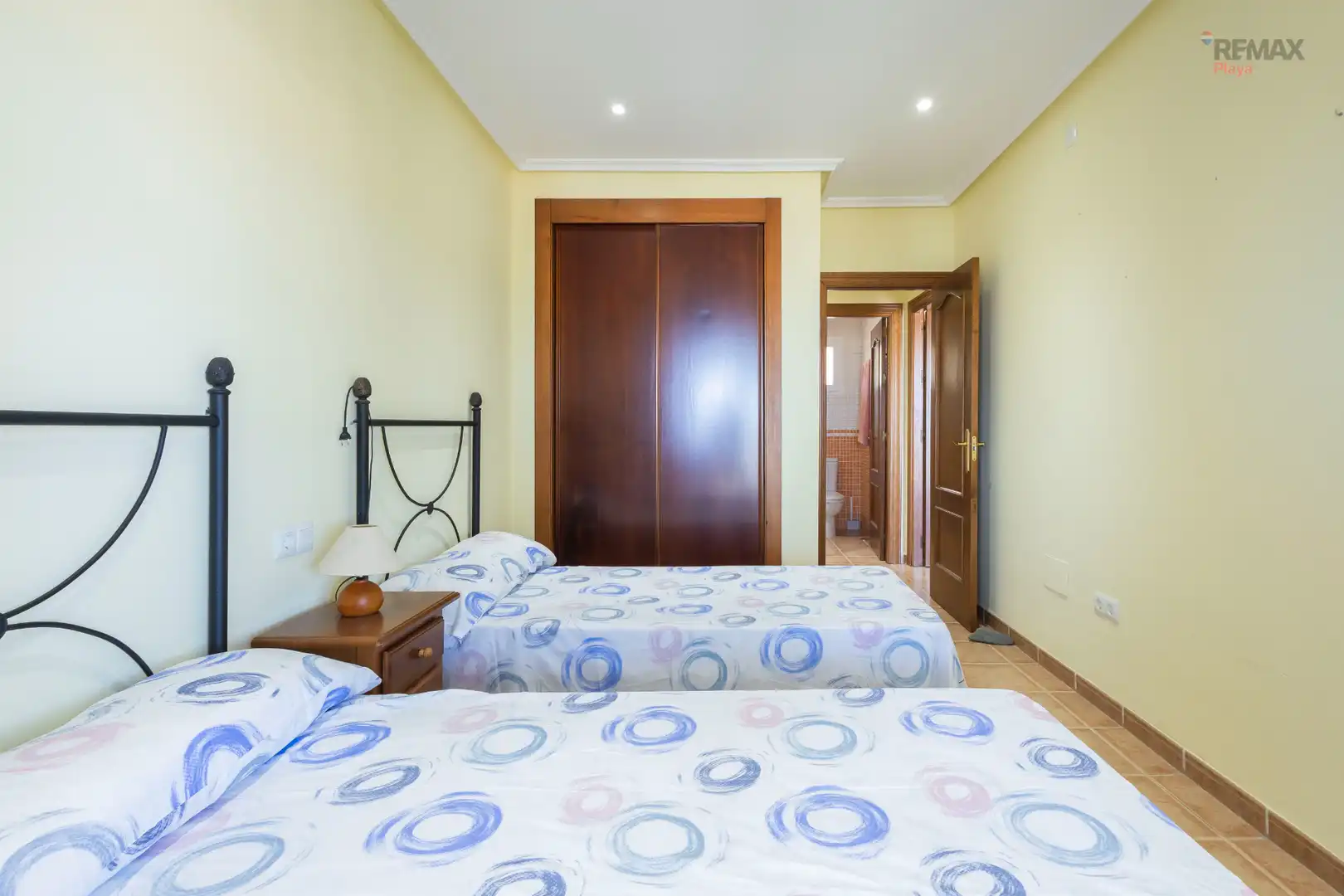 Dormitori de Apartament en venda en Vera amb Aire condicionat, Terrassa i Piscina comunitària