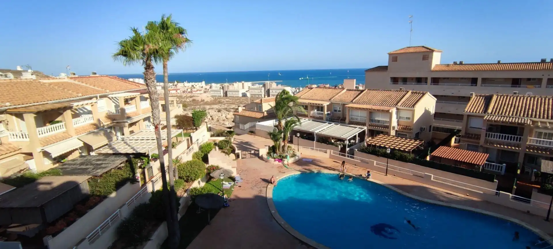 Schwimmbecken von Dachboden zur Miete in Santa Pola mit Möbliert und Gemeinschaftspool