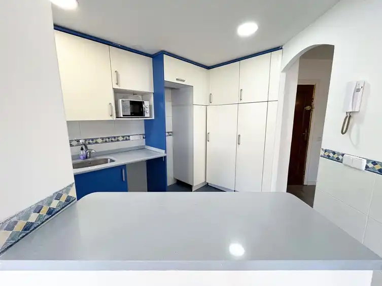 Cocina de Piso de alquiler en Móstoles con Calefacción, Parquet y Terraza
