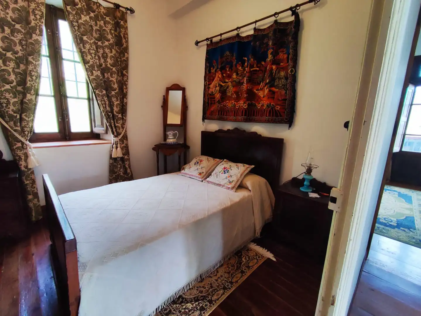 Bedroom of Houses for sale in Miera  with Private garden, Parquet flooring and Terrace