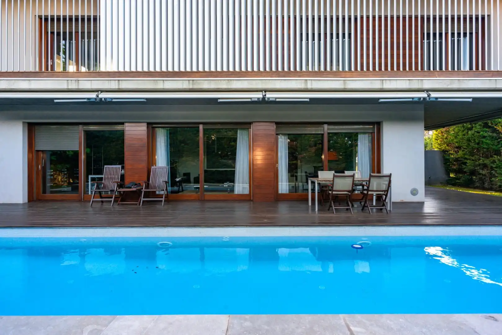 Swimming pool of Houses for sale in Figueres  with Heating, Terrace and Swimming Pool