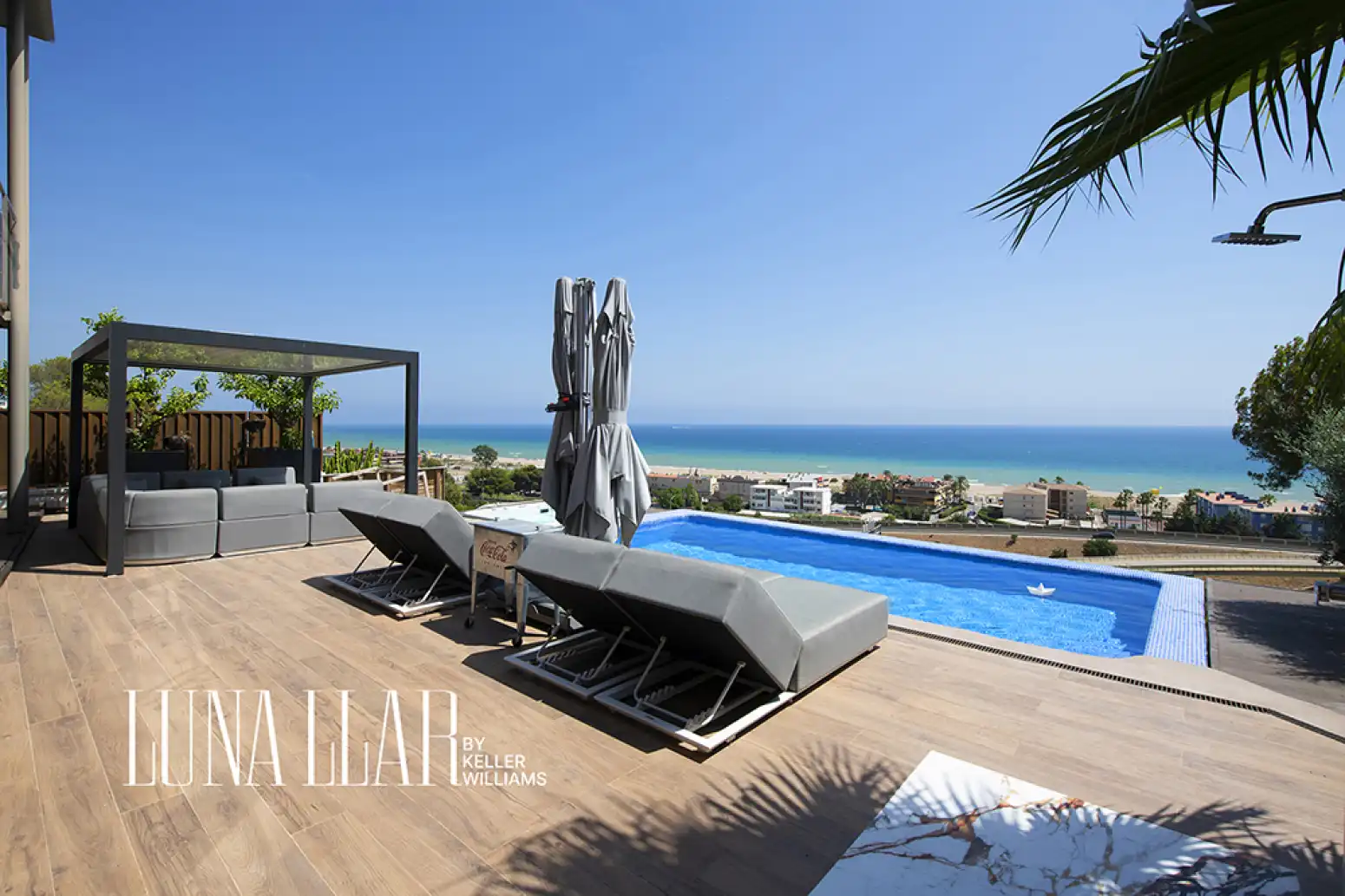 Terrasse von Haus oder Chalet zur Miete in Sitges mit Klimaanlage, Terrasse und Möbliert