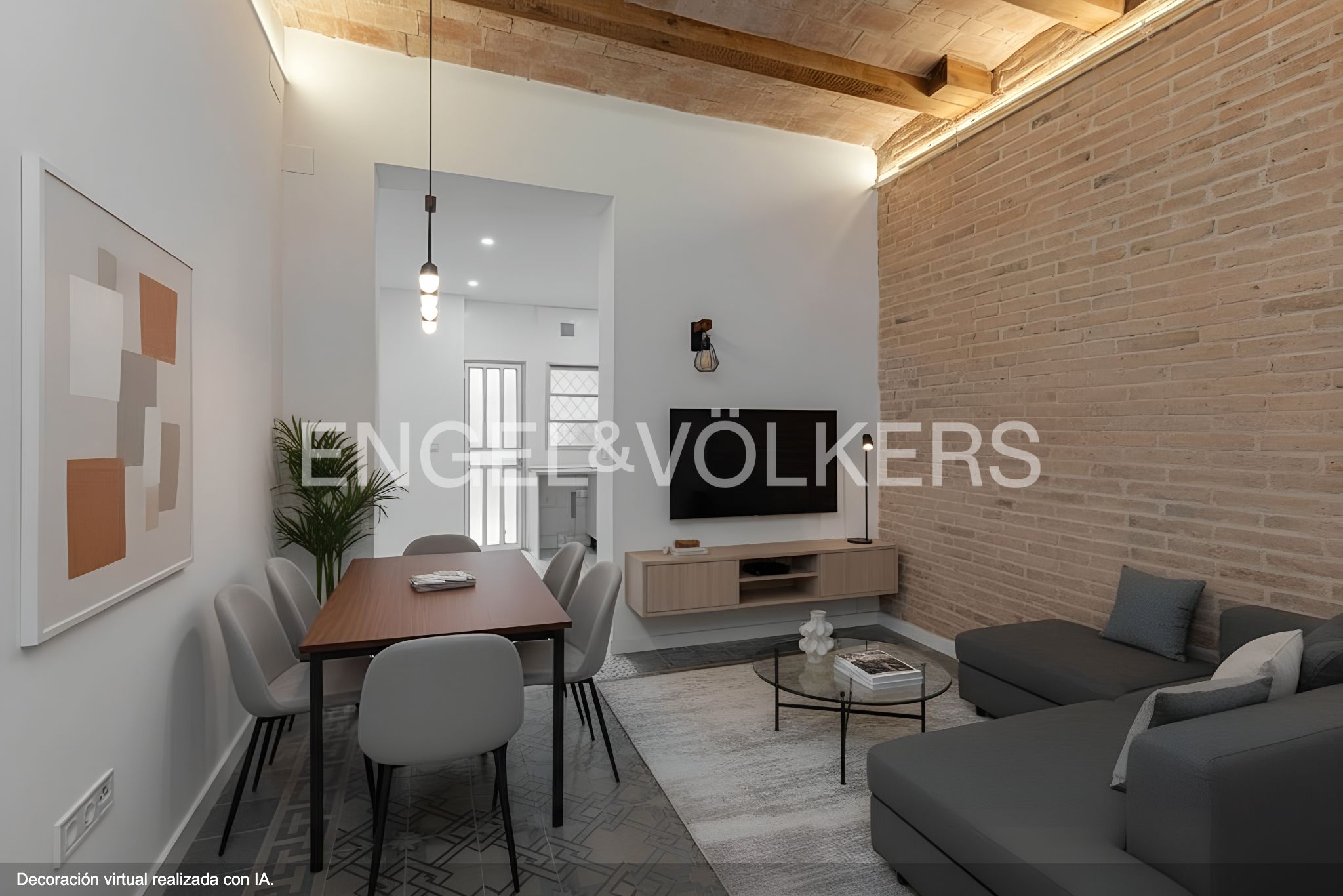 Sala d'estar de Apartament en venda en  Barcelona Capital amb Calefacció, Terrassa i Traster
