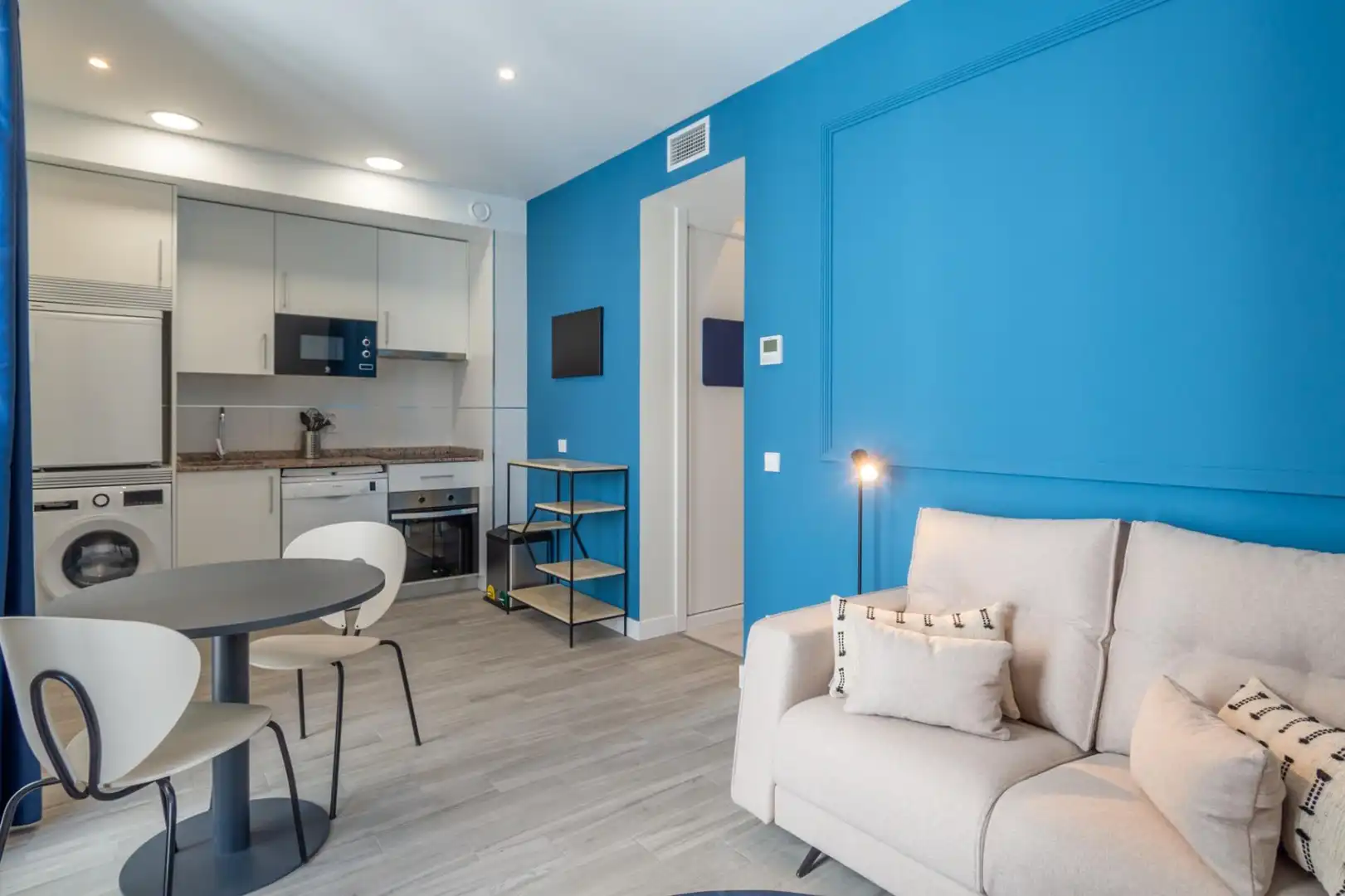 Wohnzimmer von Wohnung zur Miete in Madrid mit Klimaanlage und Möbliert