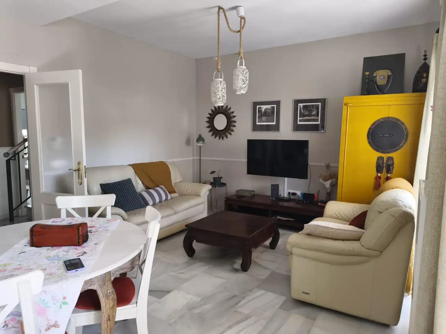 Sala d'estar de Casa adosada en venda en Puerto Real