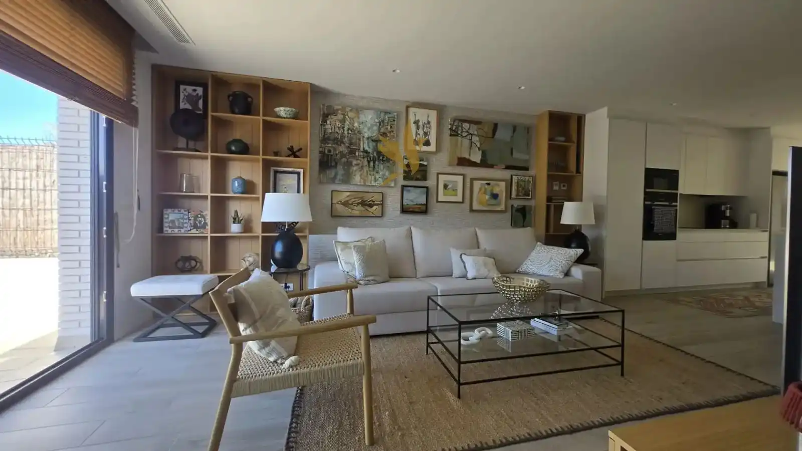Sala de estar de Casa o chalet en venta en Sitges con Aire acondicionado, Terraza y Piscina