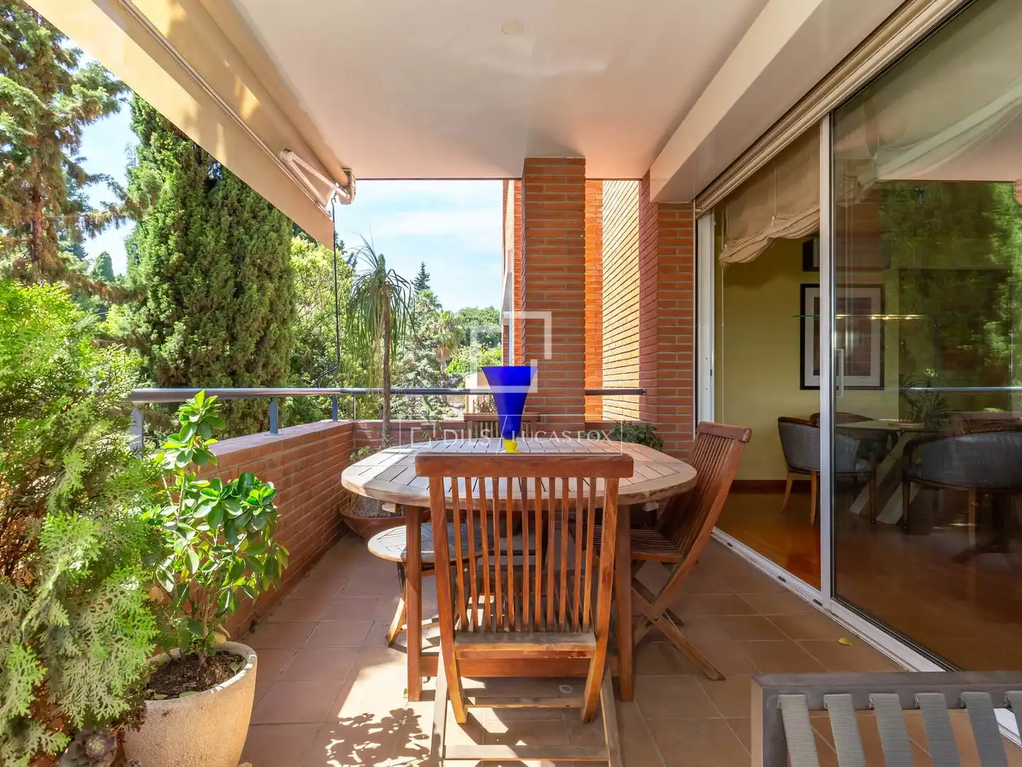 Terrace of Flat for sale in Esplugues de Llobregat  with Air Conditioner, Heating and Private garden