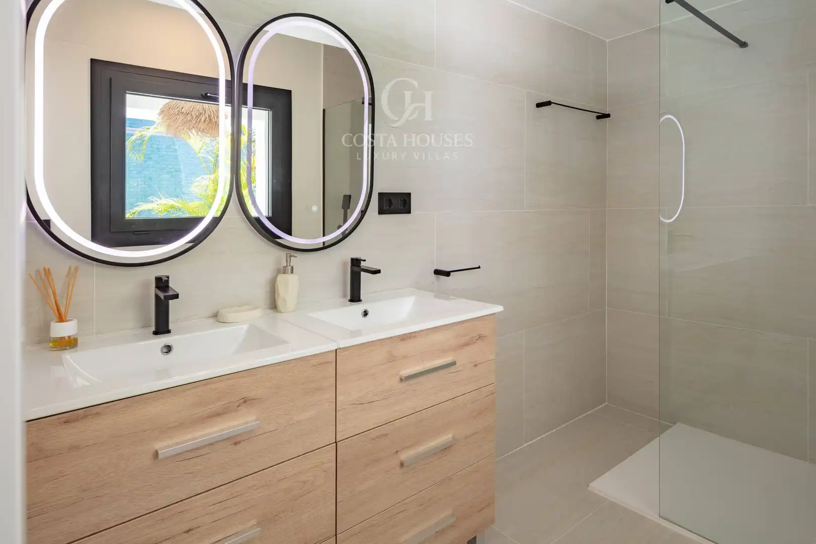 Bathroom of Houses for sale in Jávea / Xàbia  with Air Conditioner, Heating and Private garden