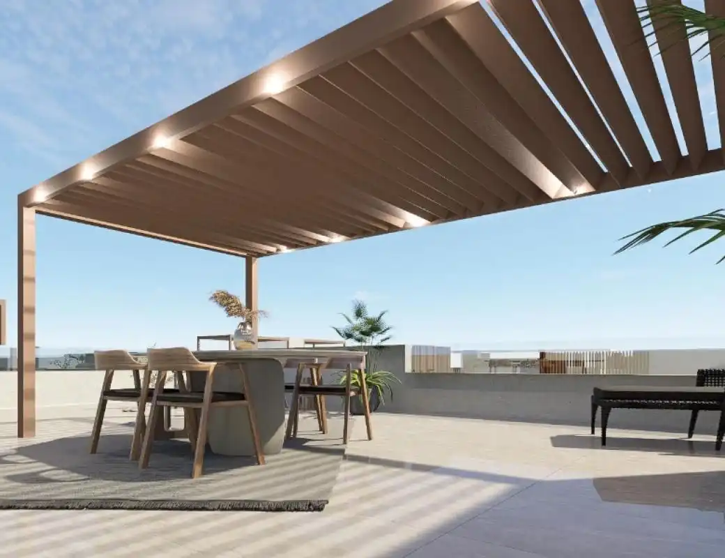 Terraza de Apartamento en venta en Pilar de la Horadada con Aire acondicionado, Calefacción y Jardín privado
