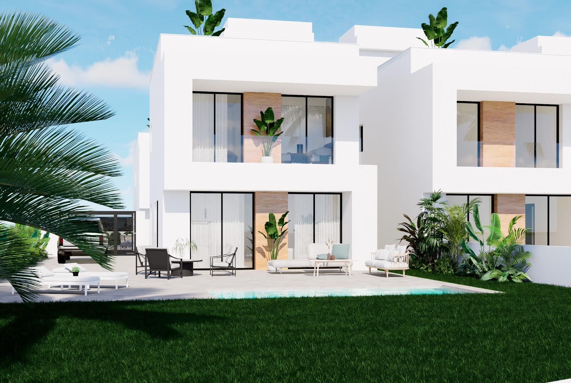Jardí de Casa o xalet en venda en Orihuela amb Jardí privat, Terrassa i Piscina