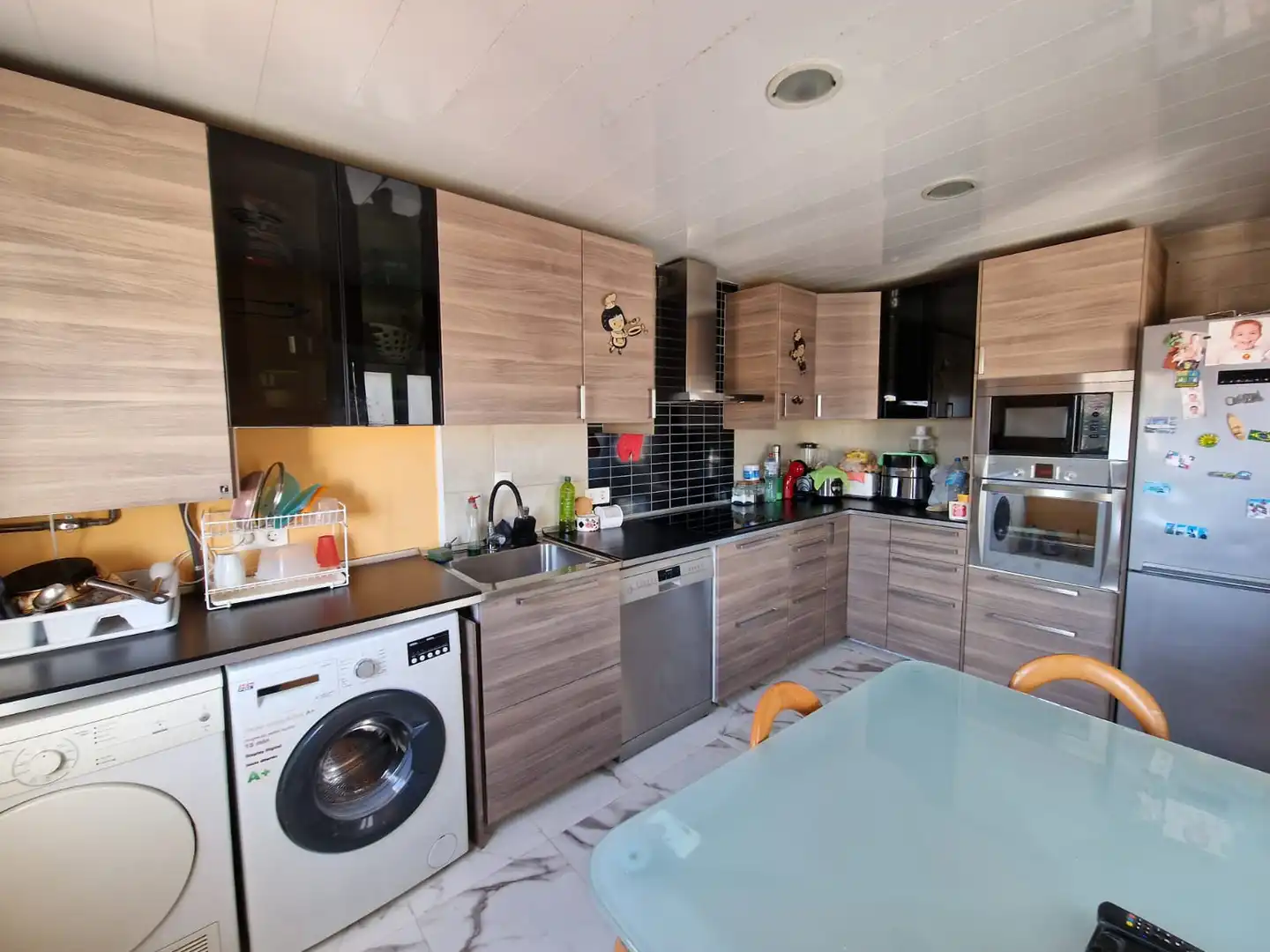 Cocina de Piso en venta en Badalona con Trastero, Horno y Balcón