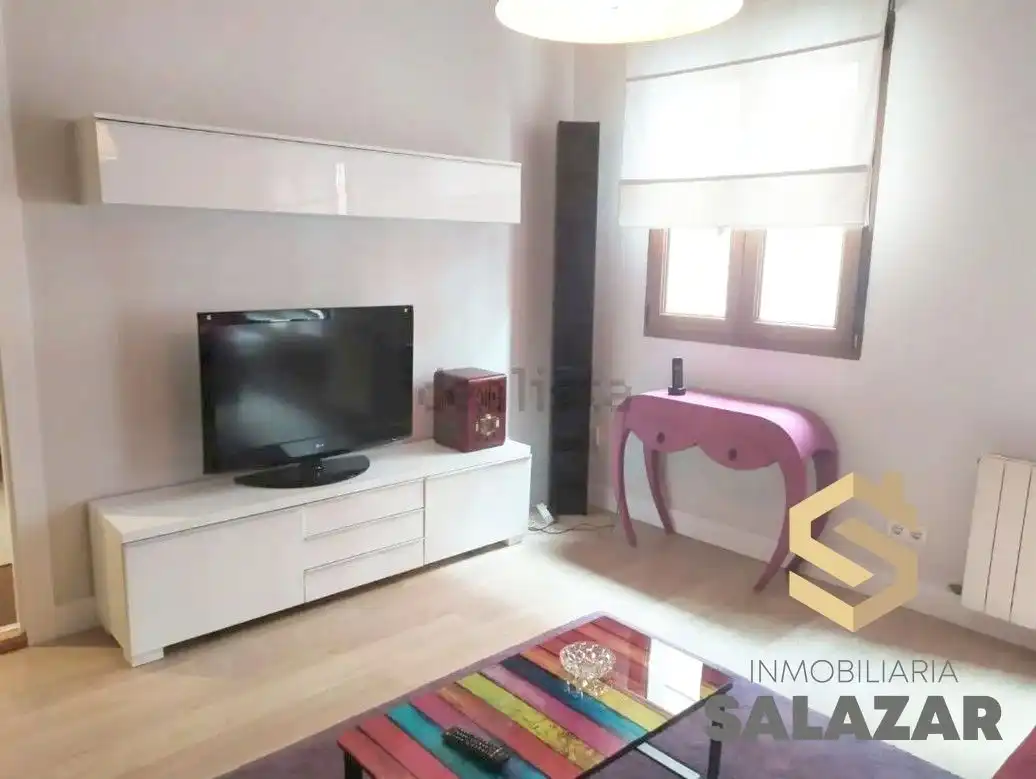 Sala de estar de Piso de alquiler en Bilbao  con Calefacción y Terraza
