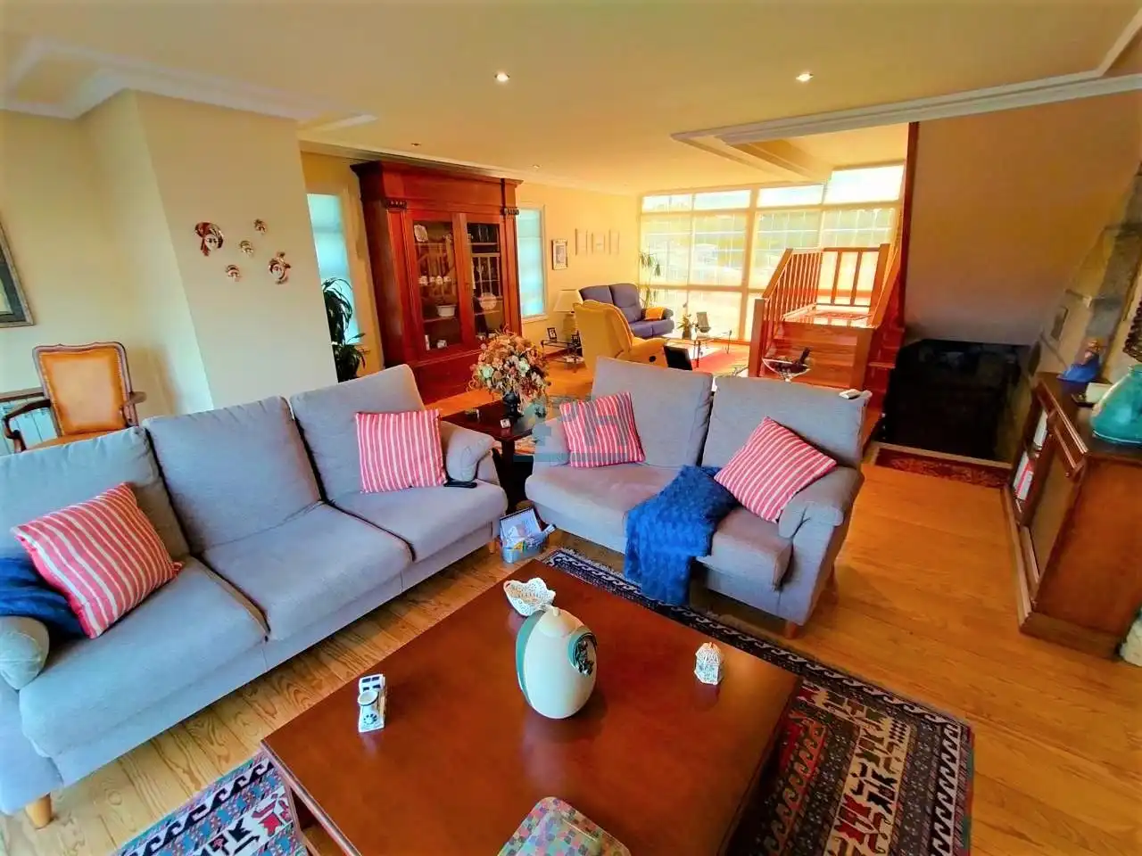 Sala de estar de Casa o chalet en venta en Amoeiro con Calefacción, Jardín privado y Terraza