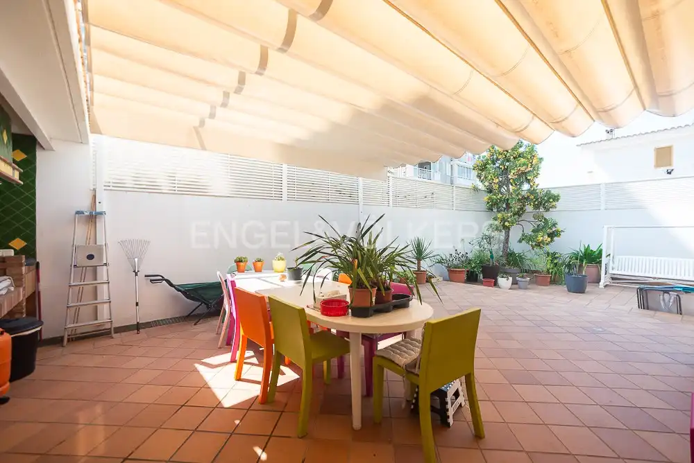 Terrassa de Casa o xalet en venda en Benicasim / Benicàssim amb Calefacció, Jardí privat i Terrassa