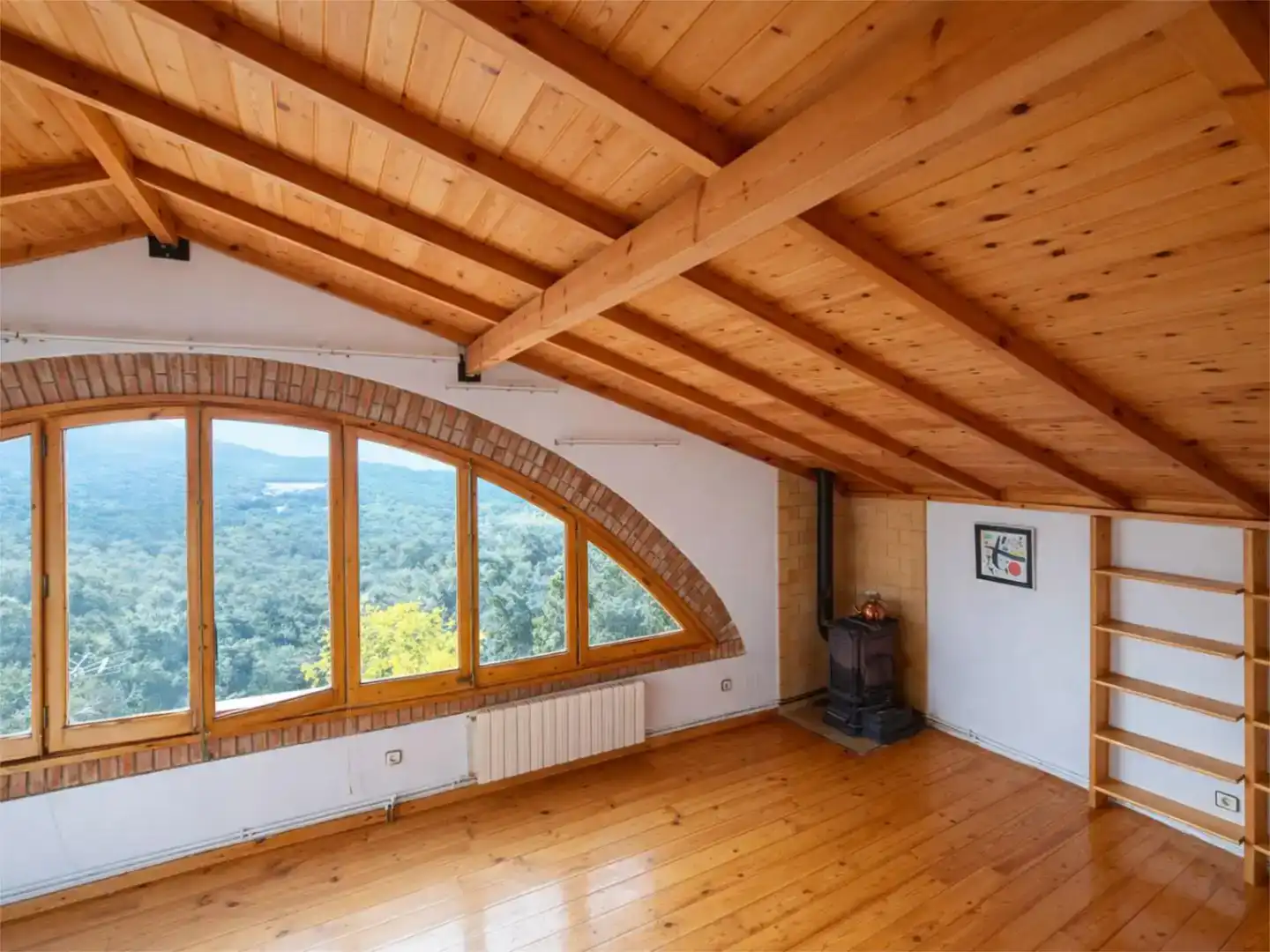 Sala d'estar de Pis en venda en Santa Cristina d'Aro amb Balcó
