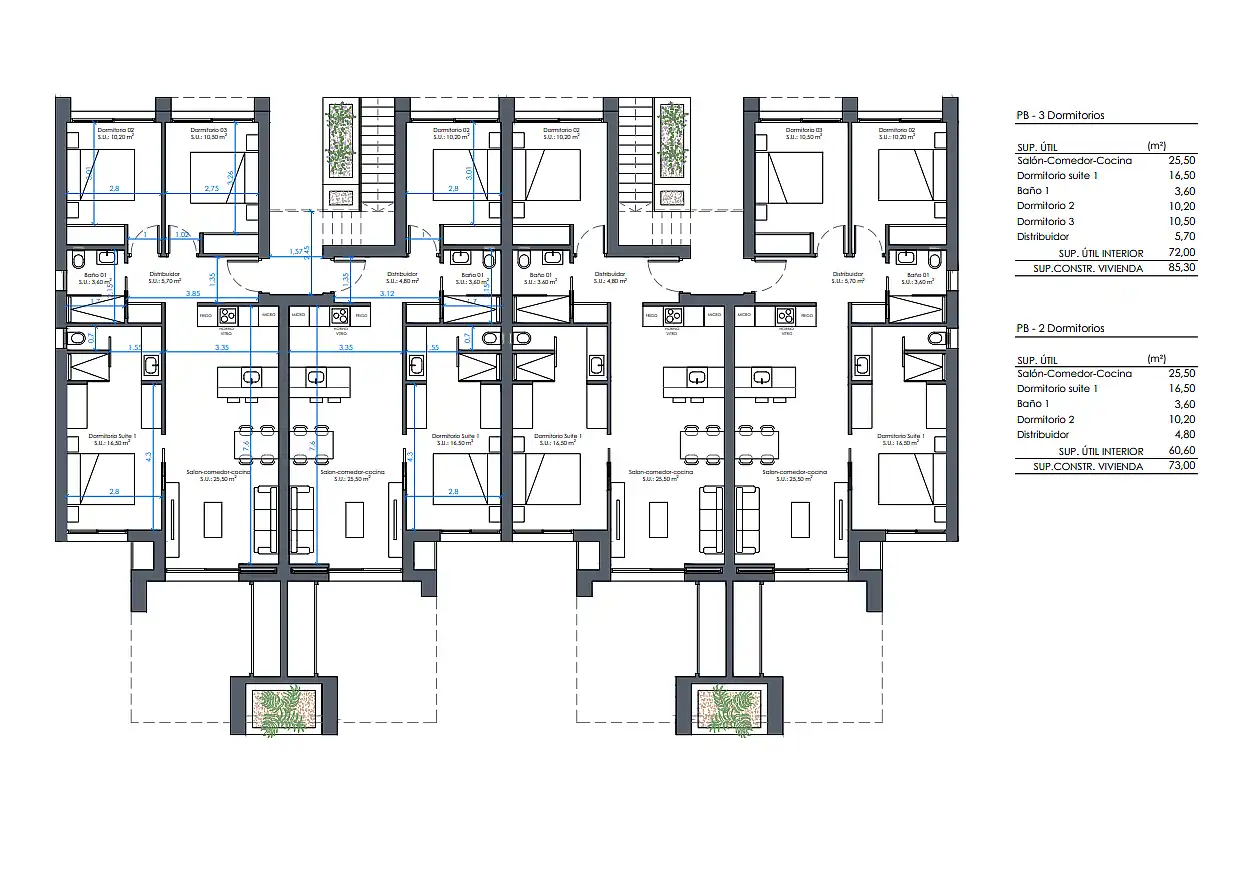 Apartments for sale in Rojales  with Air Conditioner, Private garden and Terrace