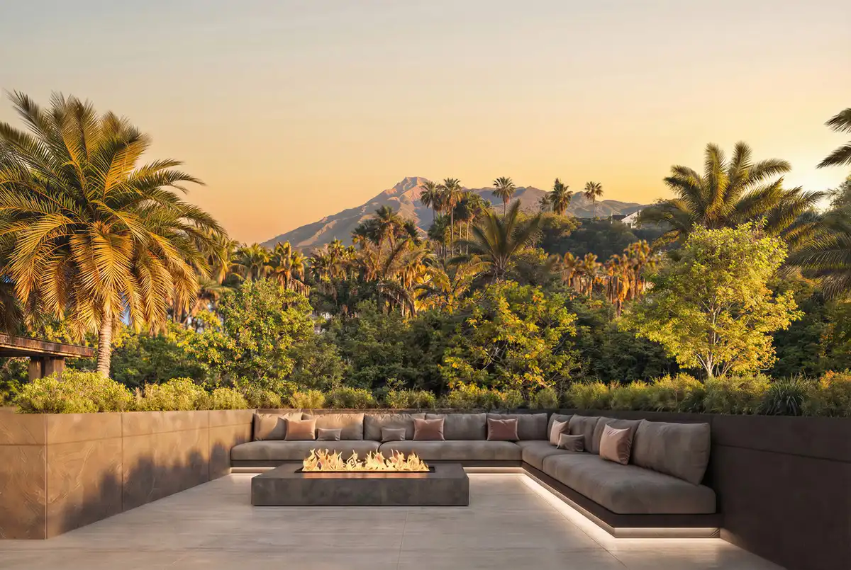 Terrassa de Casa o xalet en venda en Marbella amb Aire condicionat, Jardí privat i Terrassa