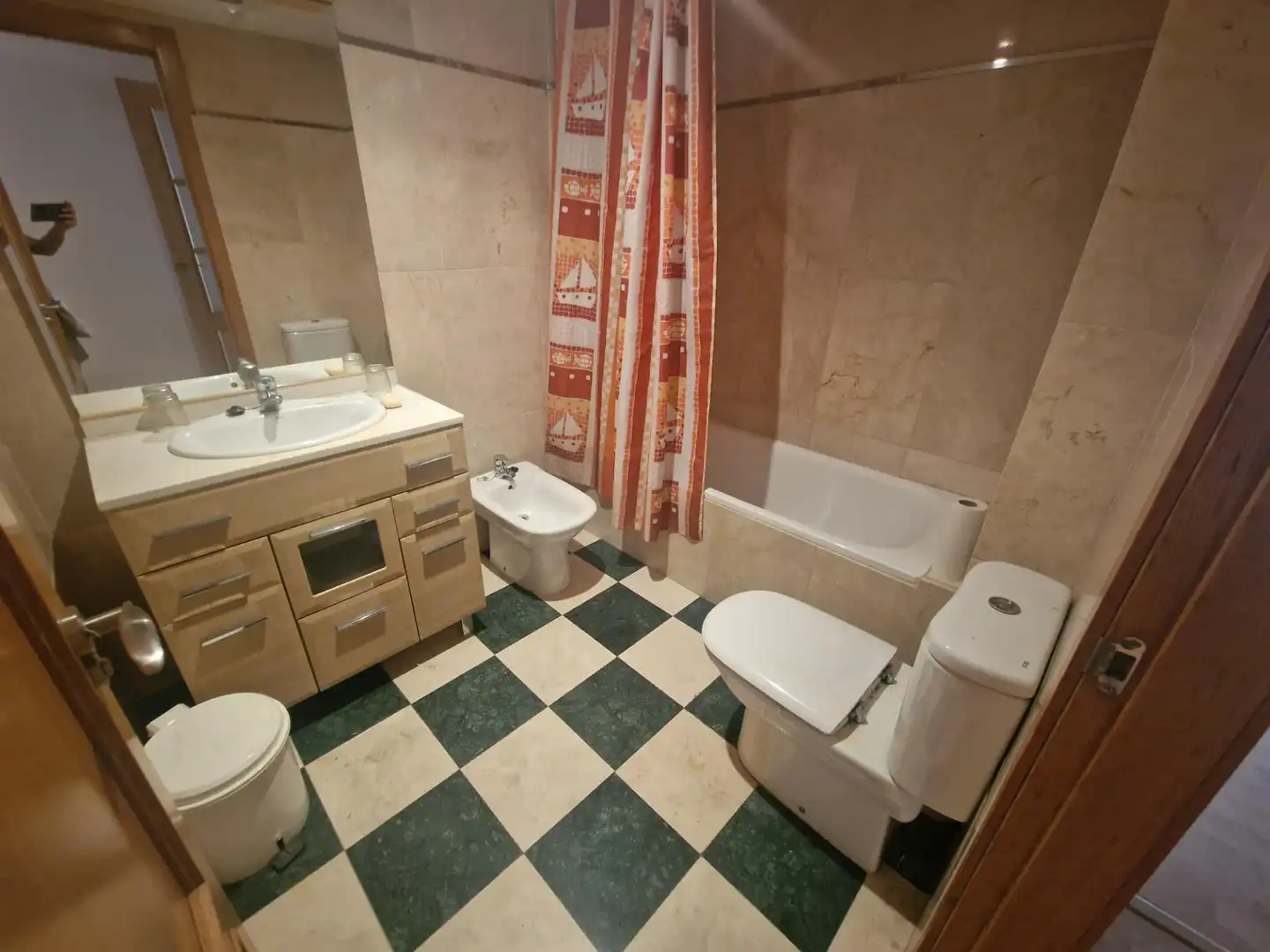 Badezimmer von Wohnung zum Verkauf in Águilas mit Klimaanlage und Balkon