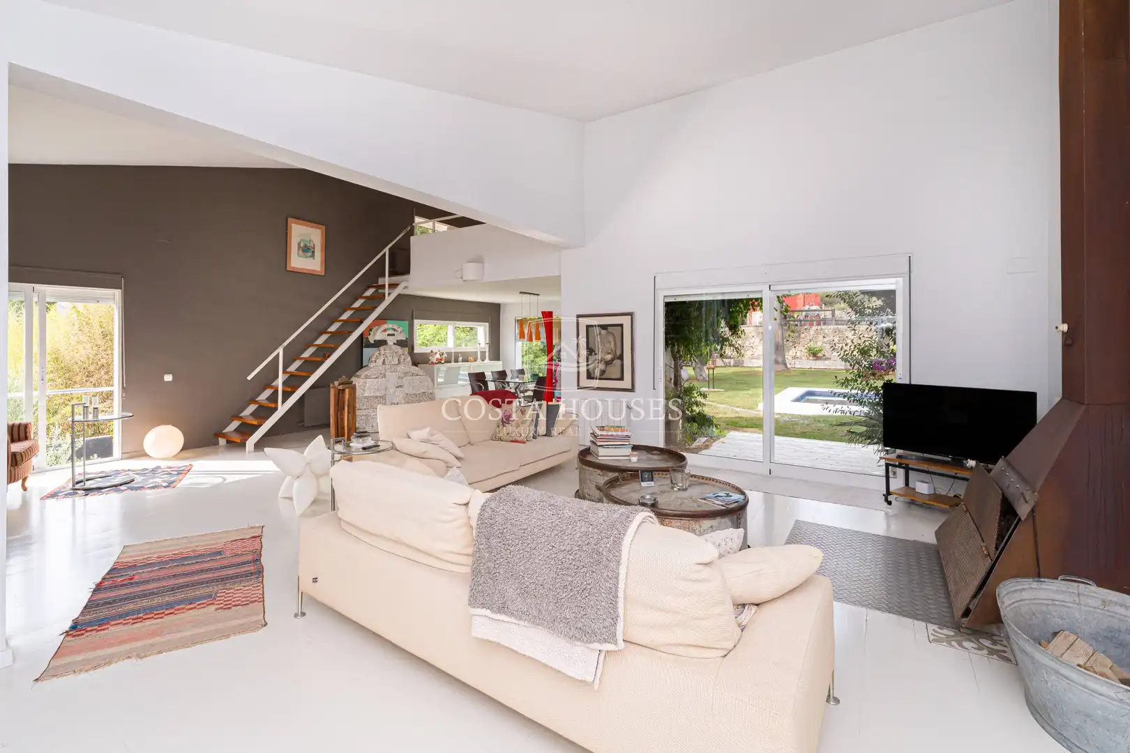 Sala de estar de Casa o chalet en venta en Pedreguer con Jardín privado, Terraza y Trastero