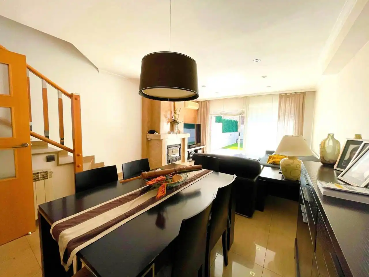 Dining room of Houses for sale in Cerdanyola del Vallès  with Air Conditioner, Heating and Private garden