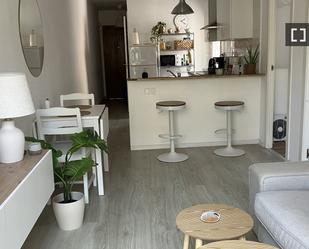 Sala d'estar de Pis de lloguer en Santa Coloma de Gramenet amb Aire condicionat, Calefacció i Moblat