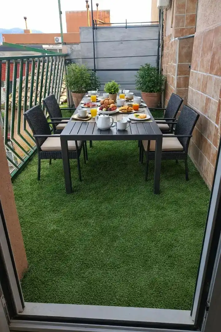 Terrasse von Dachboden zum Verkauf in Mollet del Vallès mit Balkon und Alarm