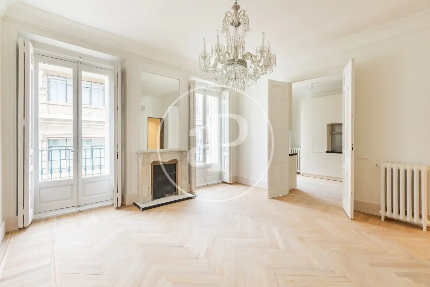 Wohnzimmer von Wohnung zur Miete in Madrid mit Klimaanlage, Heizung und Möbliert