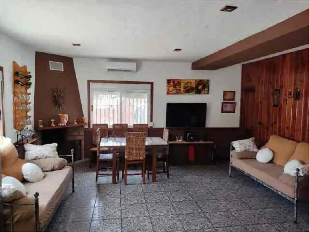 Sala d'estar de Casa o xalet en venda en Cullera amb Aire condicionat, Jardí privat i Terrassa