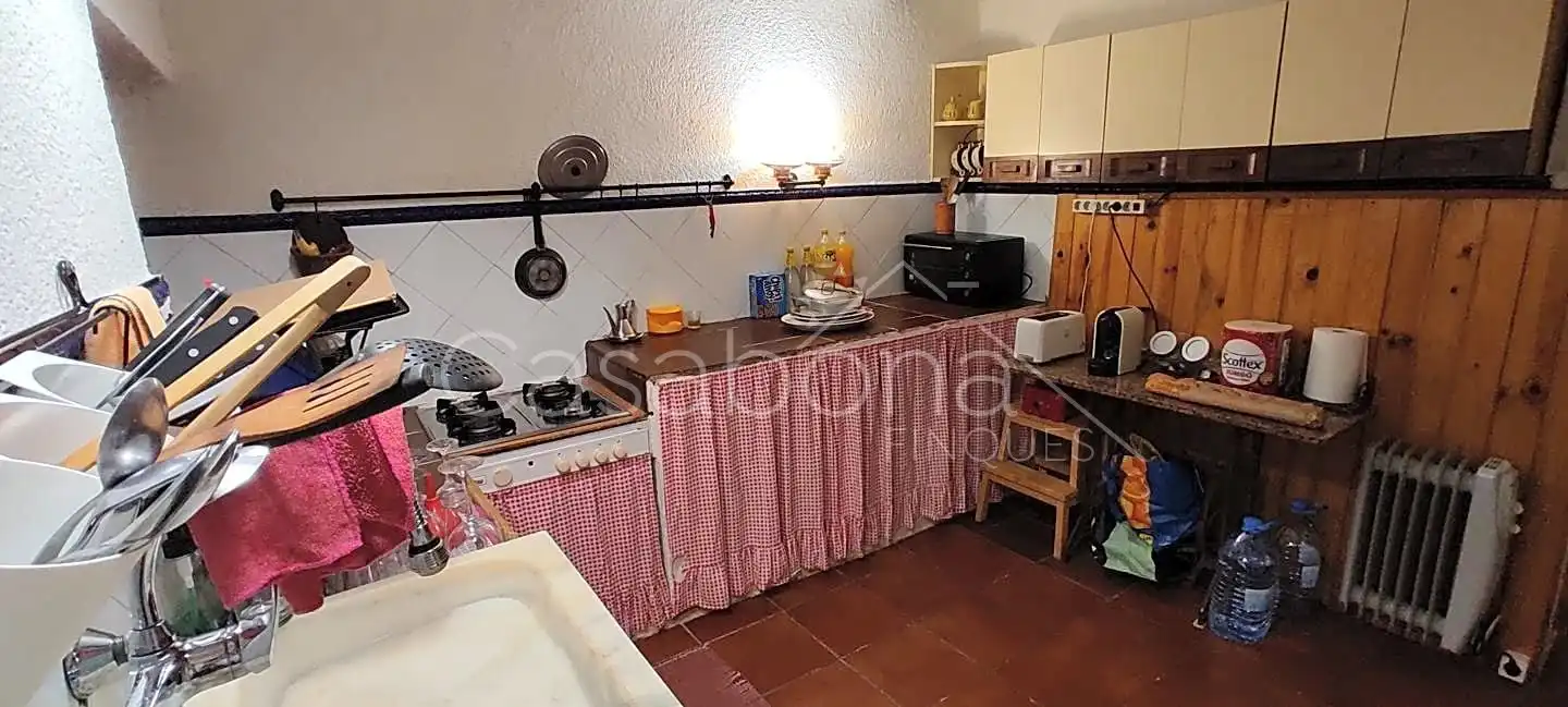 Cocina de Finca rústica en venta en Arbúcies con Jardín privado, Terraza y Amueblado