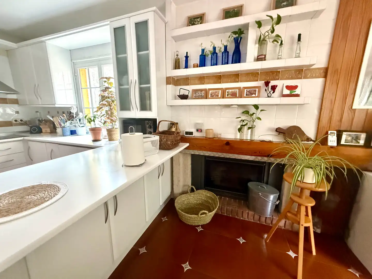 Cocina de Casa o chalet en venta en Poblete con Aire acondicionado, Jardín privado y Piscina
