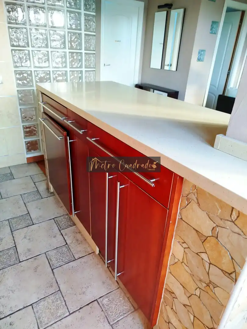 Kitchen of Flat for rent in Mérida  with Air Conditioner and Furnished