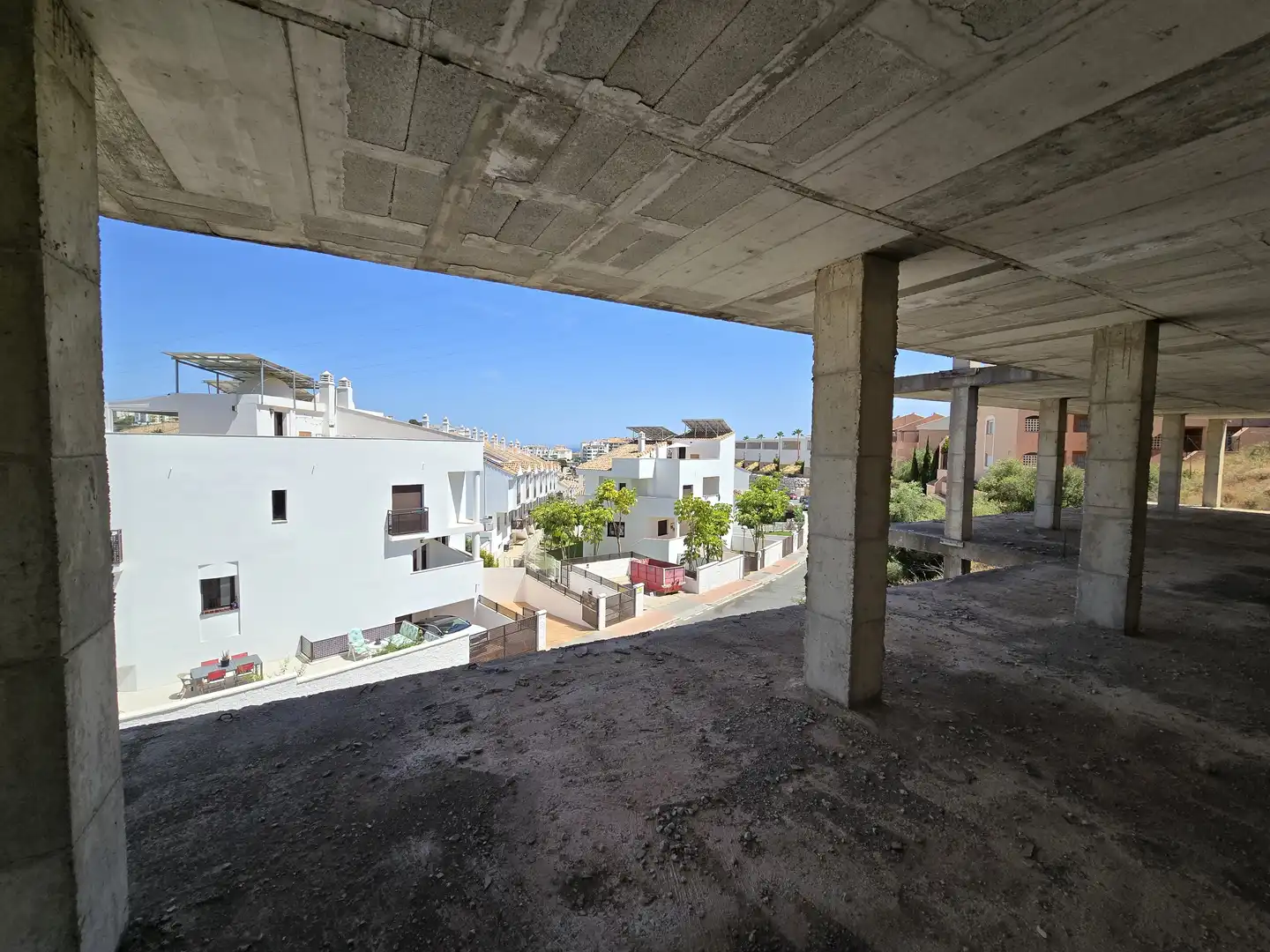 Vista exterior de Edifici en venda en Mijas amb Piscina comunitària
