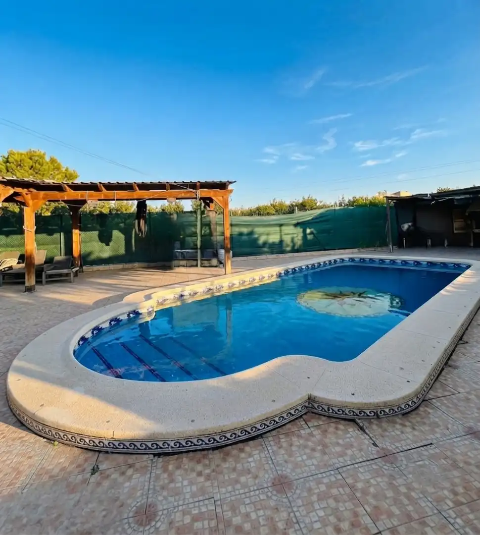 Piscina de Casa o xalet en venda en Murcia amb Aire condicionat, Jardí privat i Terrassa