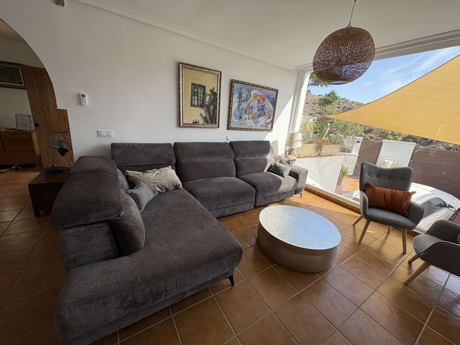 Sala d'estar de Apartament per a compartir en Níjar amb Aire condicionat, Calefacció i Terrassa