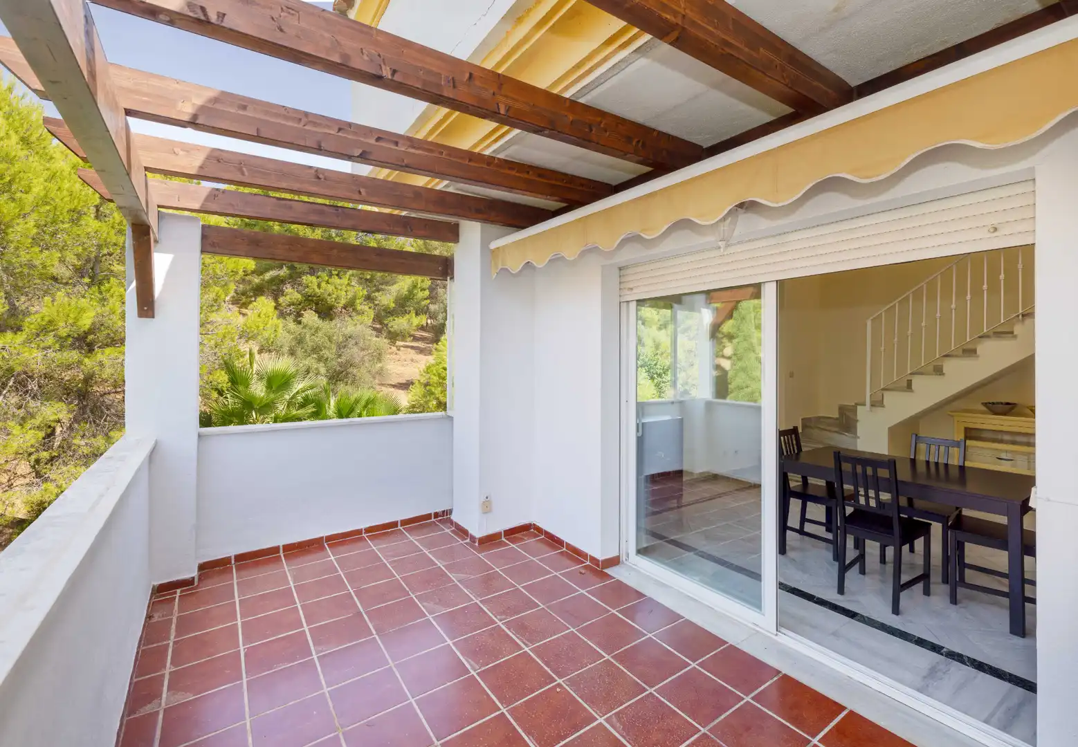 Terrasse von Dachboden zum Verkauf in Marbella mit Klimaanlage, Heizung und Terrasse